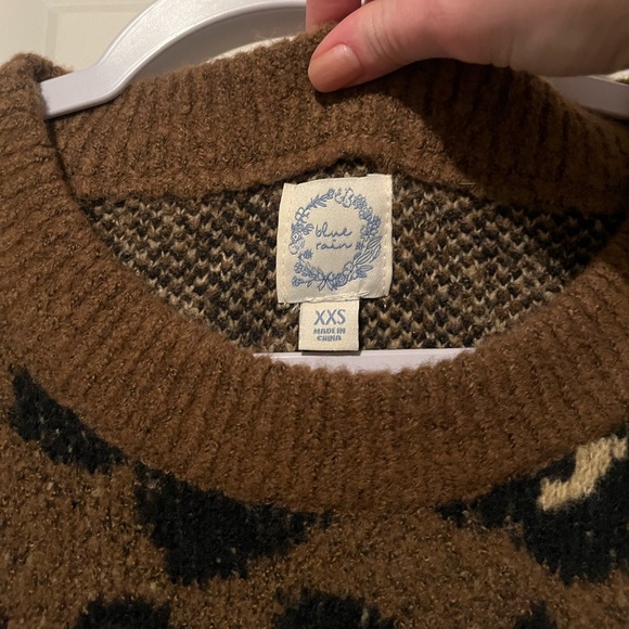 Blue Rain - Francesca’s Sweater Dress Size XXS - Picture 3 of 8